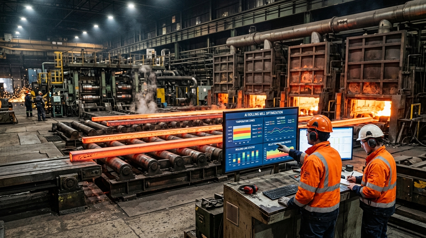 EVRAZ implementa rede neural para aquecimento de aço e redução do consumo de gás no laminador