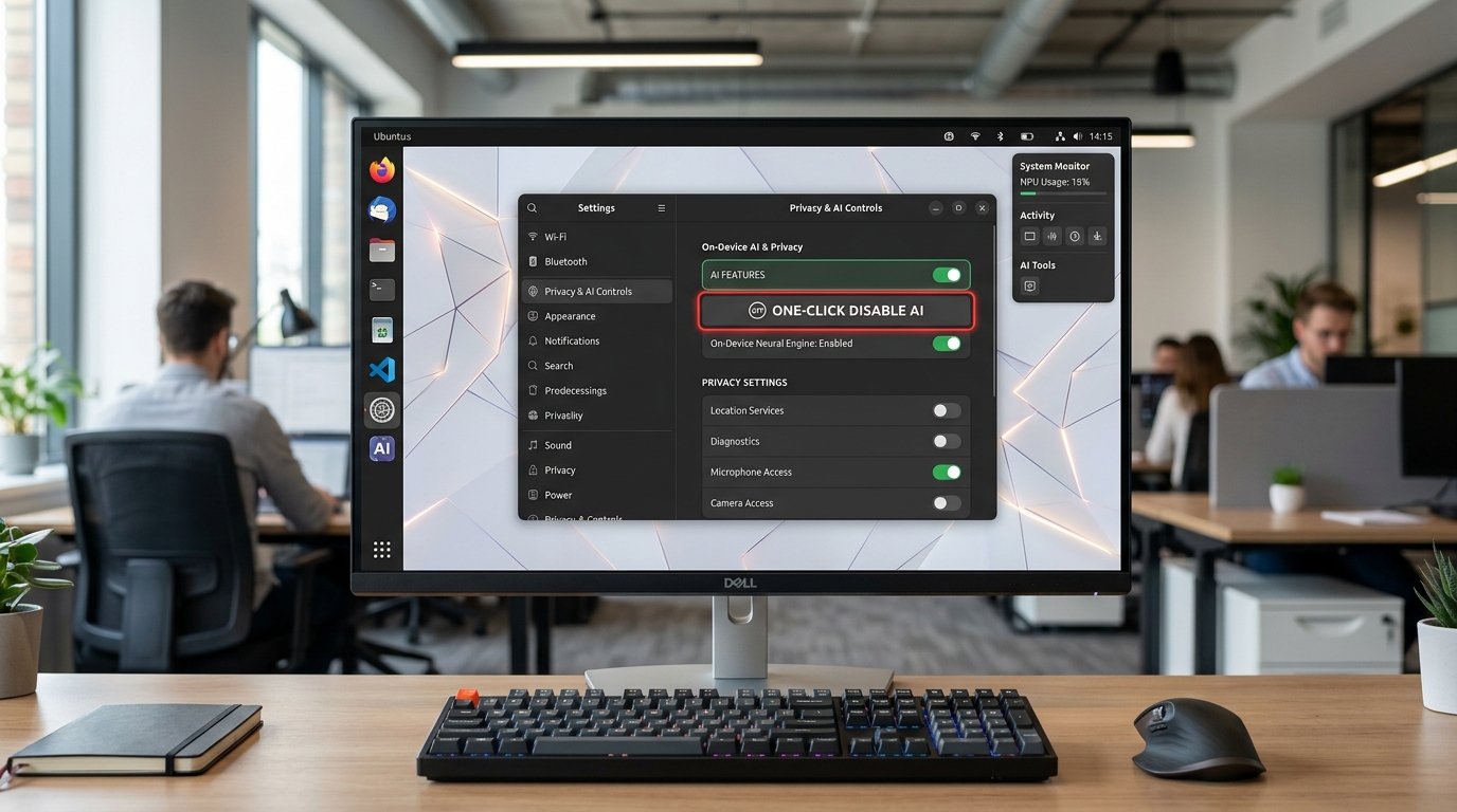Canonical integrará herramientas de IA local en Ubuntu 26.10 con desactivación en un clic