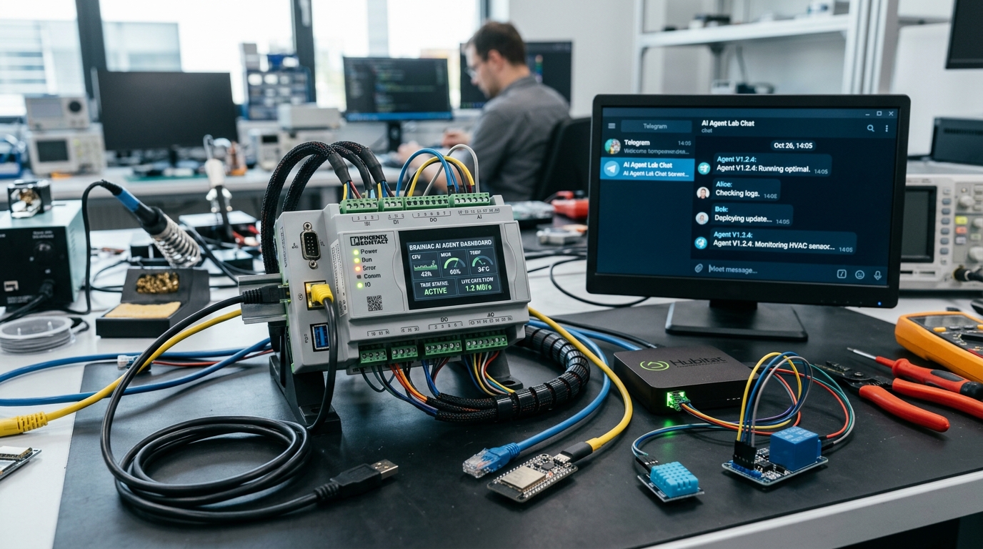 OpenClaw deployed on Wiren Board: how an AI agent controls the controller and writes scripts