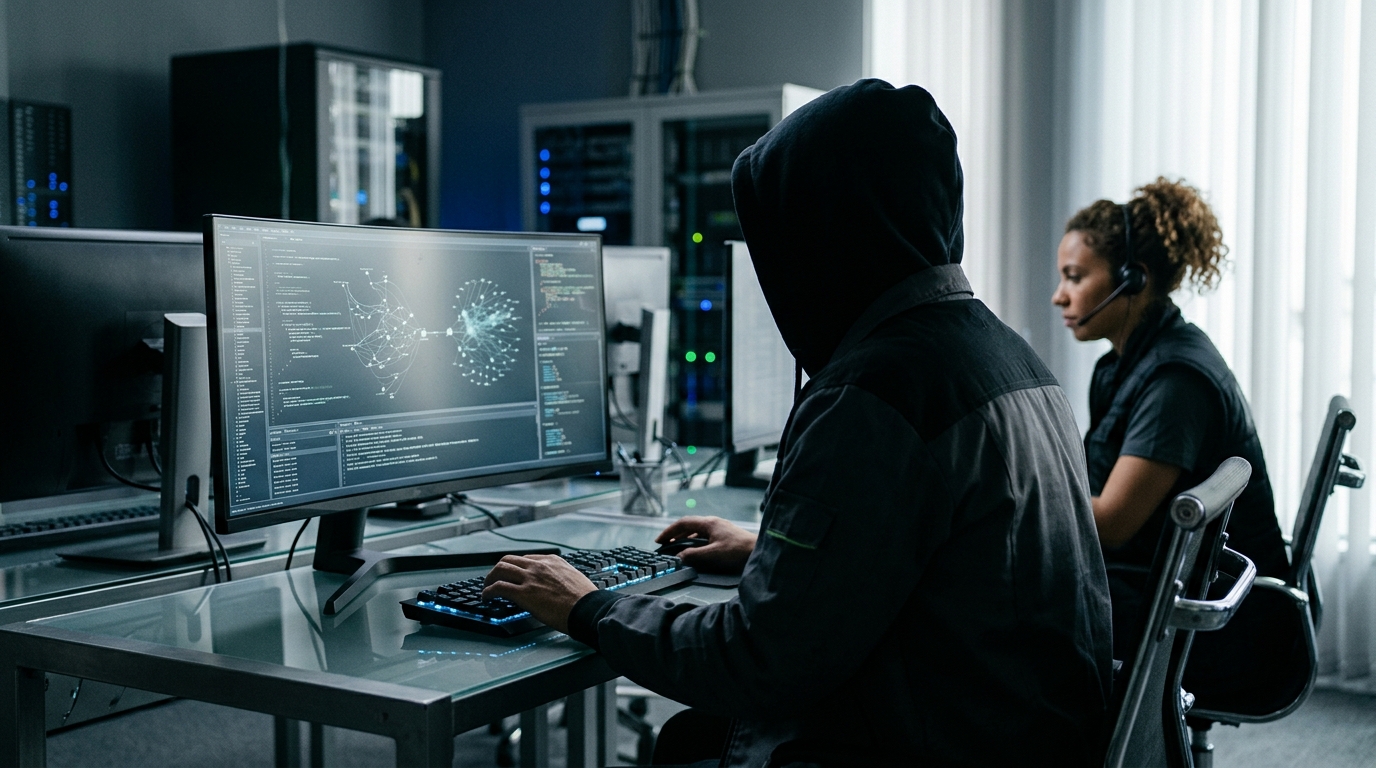 # Les hackers IA : au seuil d'un tournant décisif en cybersécurité

L'intelligence artificielle est en passe de redéfinir radicalement le paysage de la cybersécurité. Alors que les outils d'IA générative comme ChatGPT d'OpenAI ou Gemini de Google transforment déjà notre quotidien numérique, une nouvelle menace se profile à l'horizon : celle des hackers augmentés par l'intelligence artificielle, capables d'exploiter les vulnérabilités des systèmes informatiques avec une efficacité sans précédent.

Le monde de la cybersécurité se trouve aujourd'hui à un point de bascule. Les experts du secteur tirent la sonnette d'alarme : nous sommes au seuil d'un moment charnière où l'IA ne sera plus seulement un bouclier défensif, mais deviendra une arme offensive redoutable entre les mains de cybercriminels de plus en plus sophistiqués.
