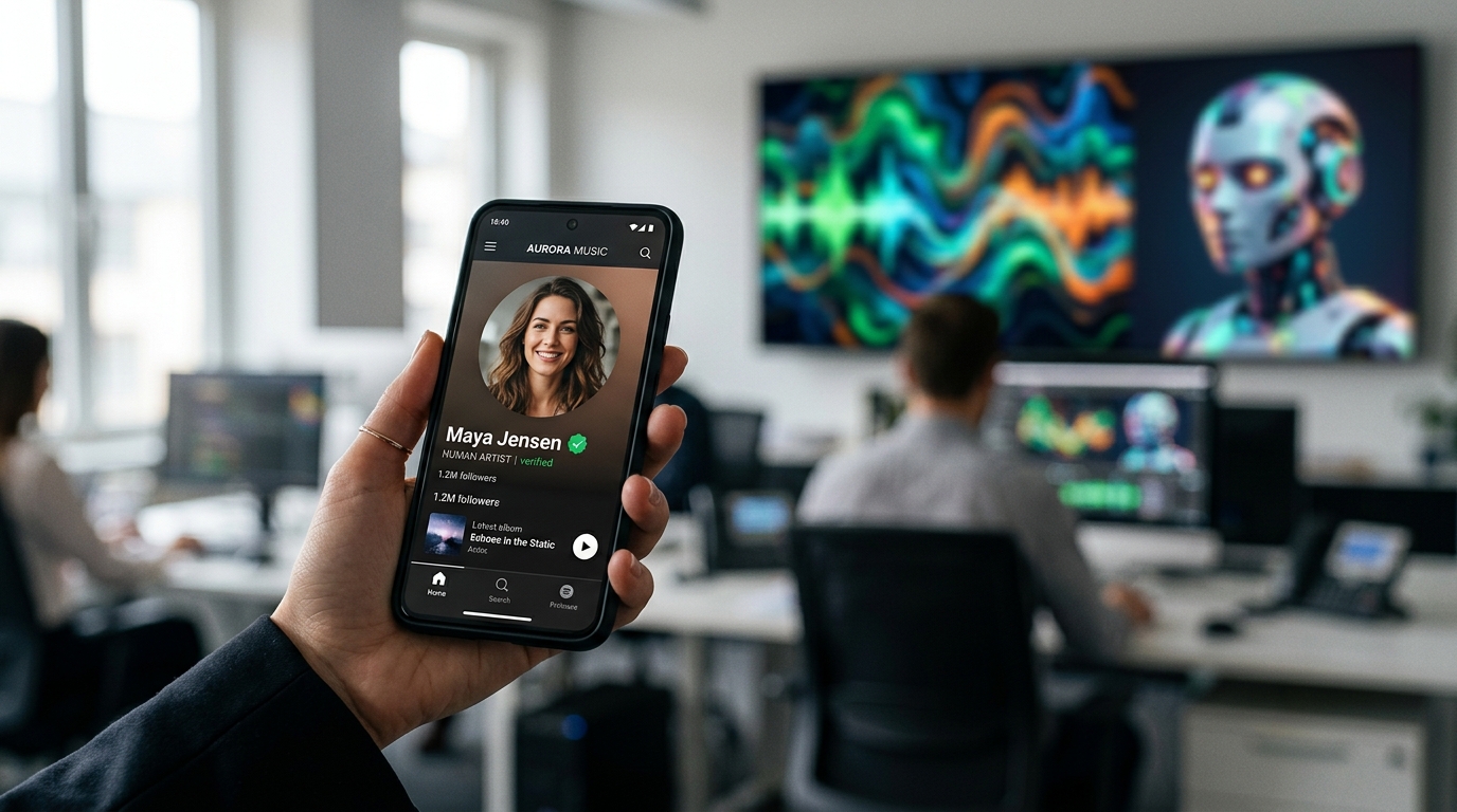 Spotify lance le badge Verified pour les vrais artistes face à l'afflux de musique générée par AI