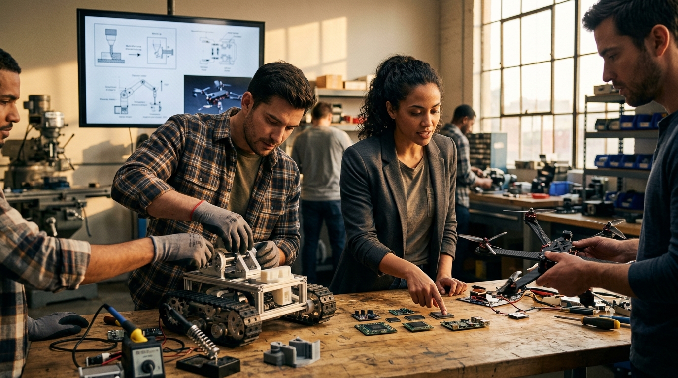 Y Combinator shifted its focus from software to hard tech, robots, chips, and lunar manufacturing