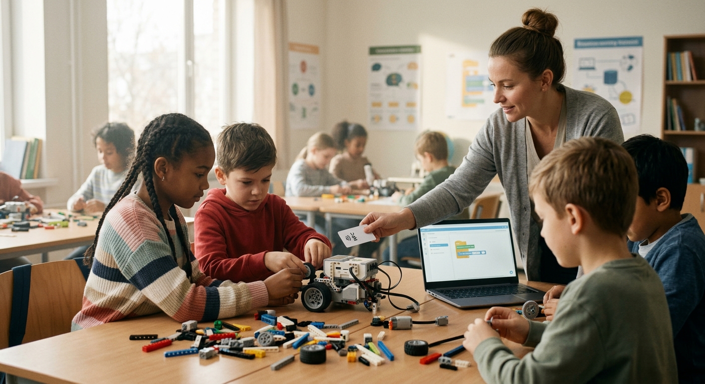 LEGO Education abandons its own platform and introduces AI and NFC cards