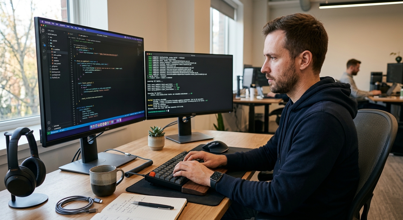 How AI coding helped build Ghostty's auto-update feature
