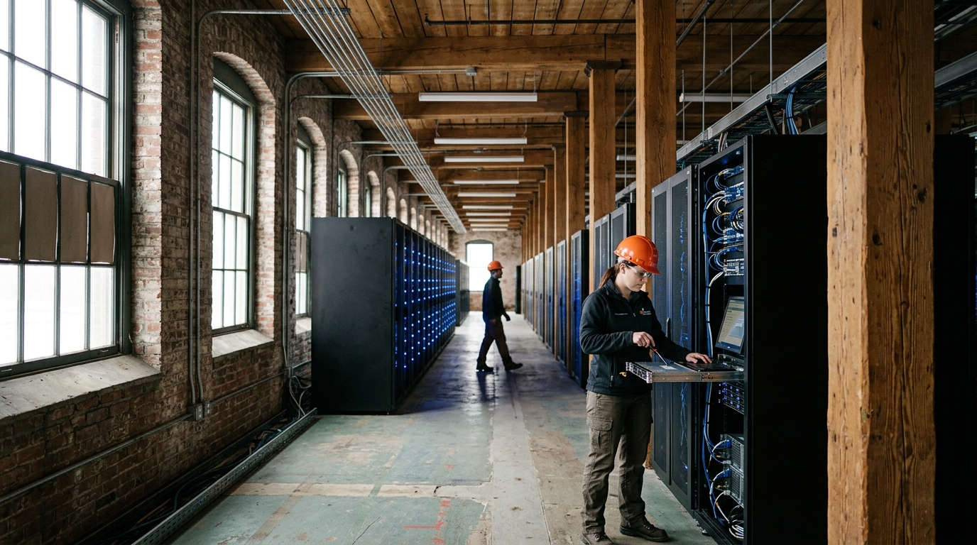 Data Centers Arrive in Rural America: The Story of a Shuttered Paper Mill in Maine