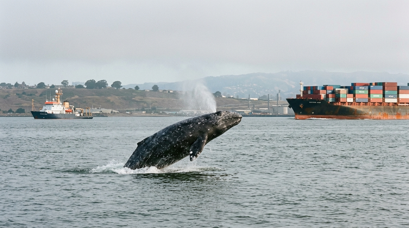 San Francisco usa AI para salvar a las ballenas de colisiones con barcos