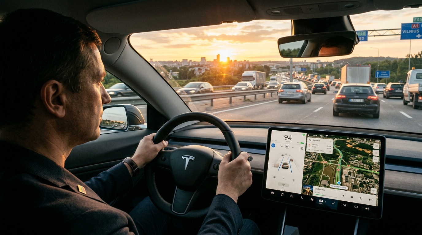 Литва вторая в ЕС одобрила Full Self-Driving от Tesla — Греция и Бельгия в очереди
