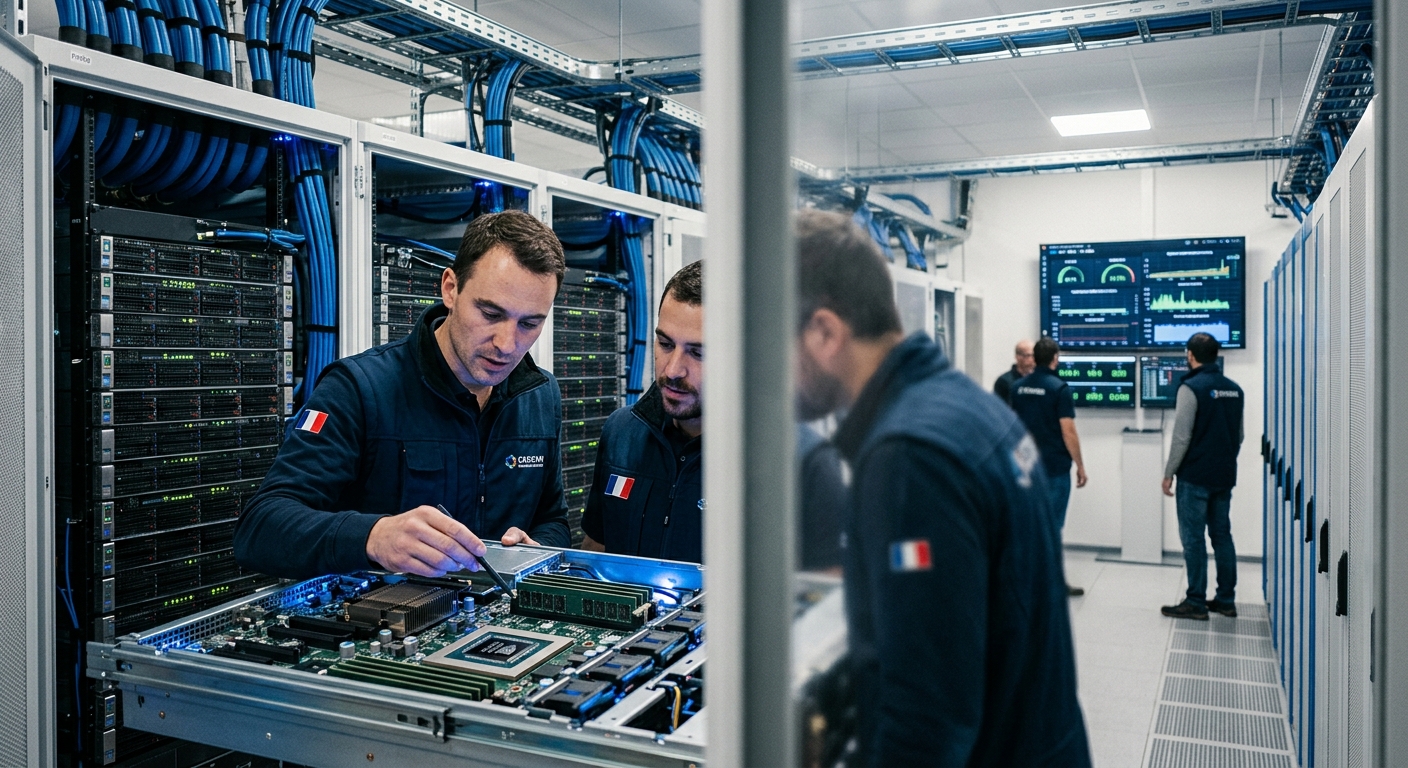 Consorcio frances liderado pela Scaleway propoe US$ 10 bilhoes para construir gigafabrica de AI