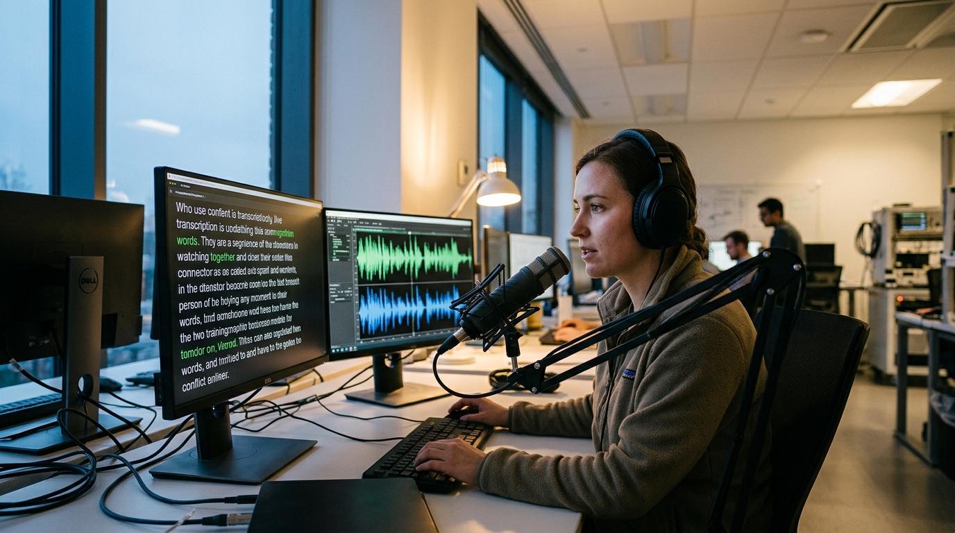 AWS SageMaker e vLLM: transcrição de fala em streaming em tempo real