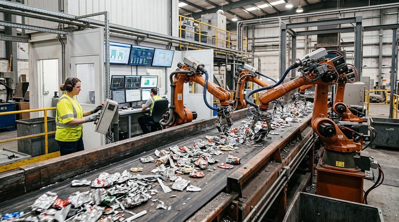 Recycling startups use AI to extract aluminum from waste