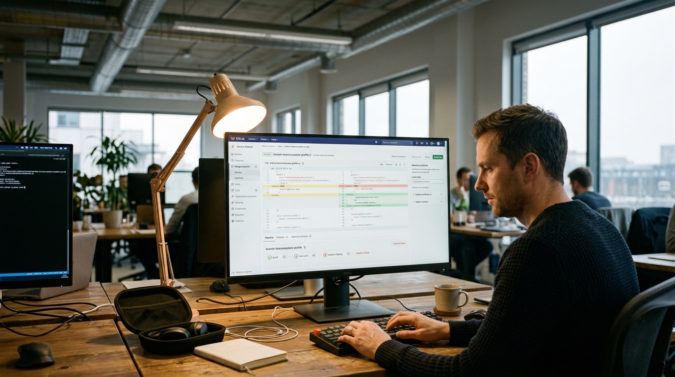 قامت GitLab بأتمتة دورة Merge Request الكاملة عبر Developer Flow
