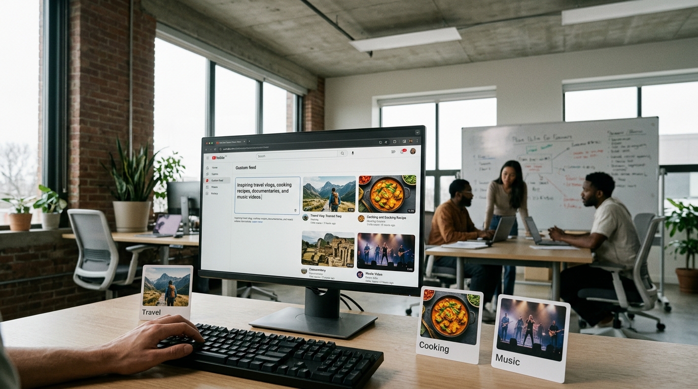 YouTube to let users create personalized video feeds using AI prompts