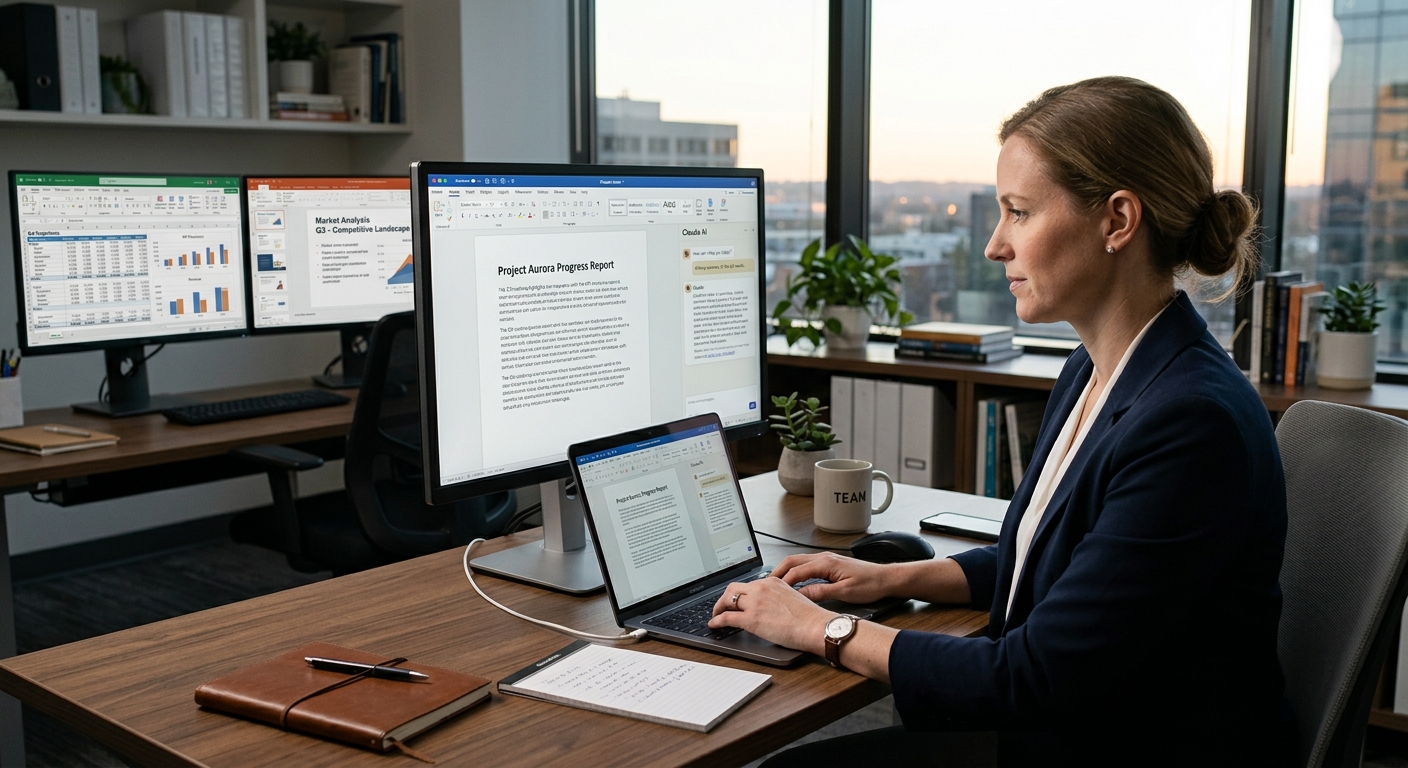 Por que abandonei o Copilot e escolhi Claude para Word, Excel e PowerPoint