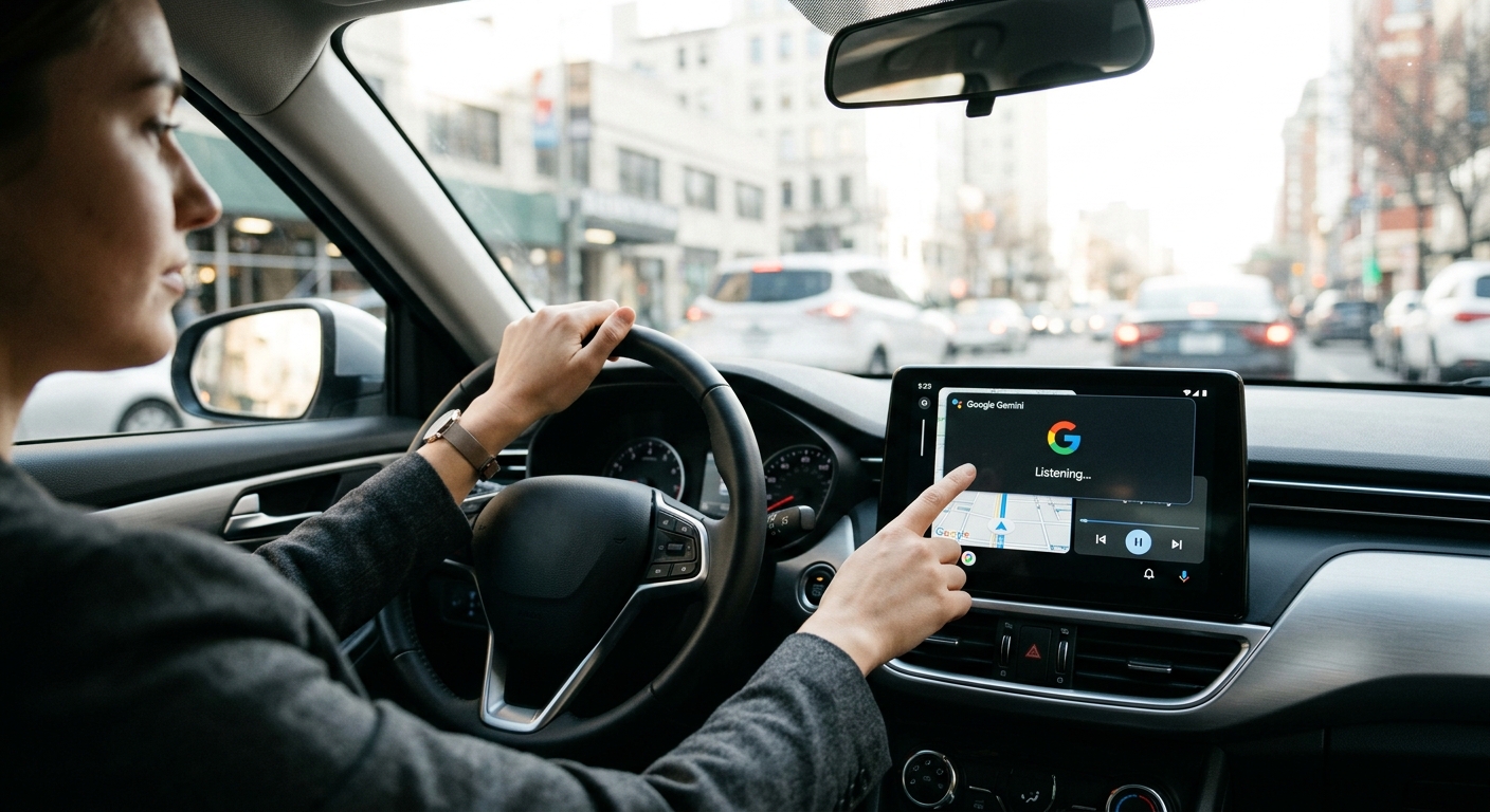 Google Gemini تتفوق على Siri في Android Auto