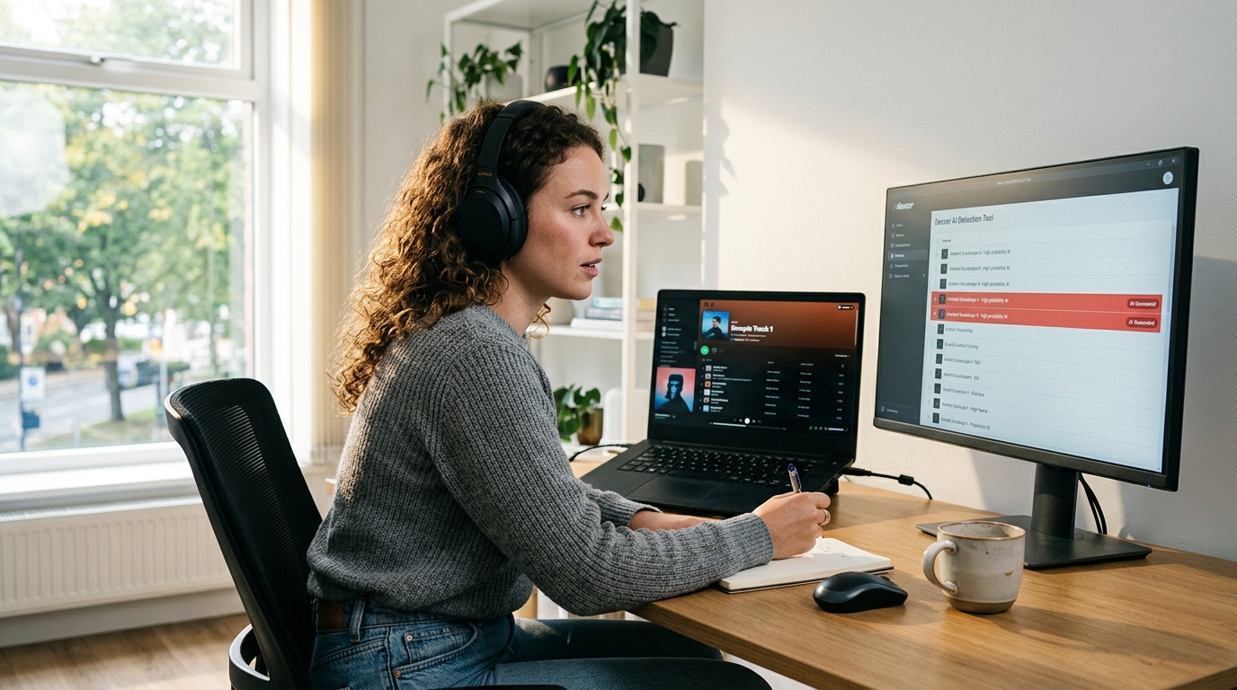 Deezer запустила детектор AI-музыки для Spotify и Apple Music