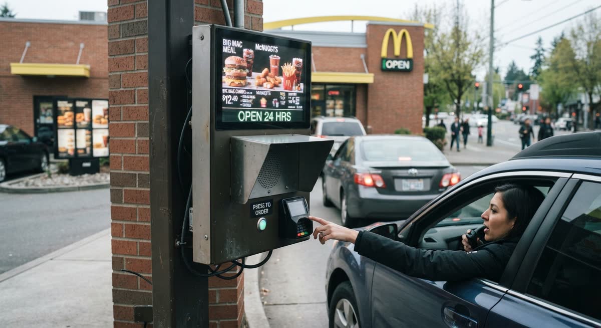 McDonald's тестирует AI-ассистента для интернета заказов в drive-thru