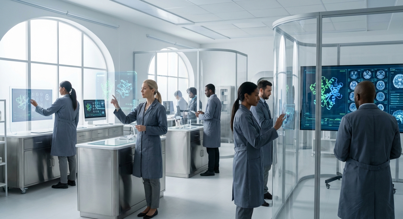 Deep Intelligent Pharma: 'Cerebro biónico' en lugar de ejército de asistentes de laboratorio