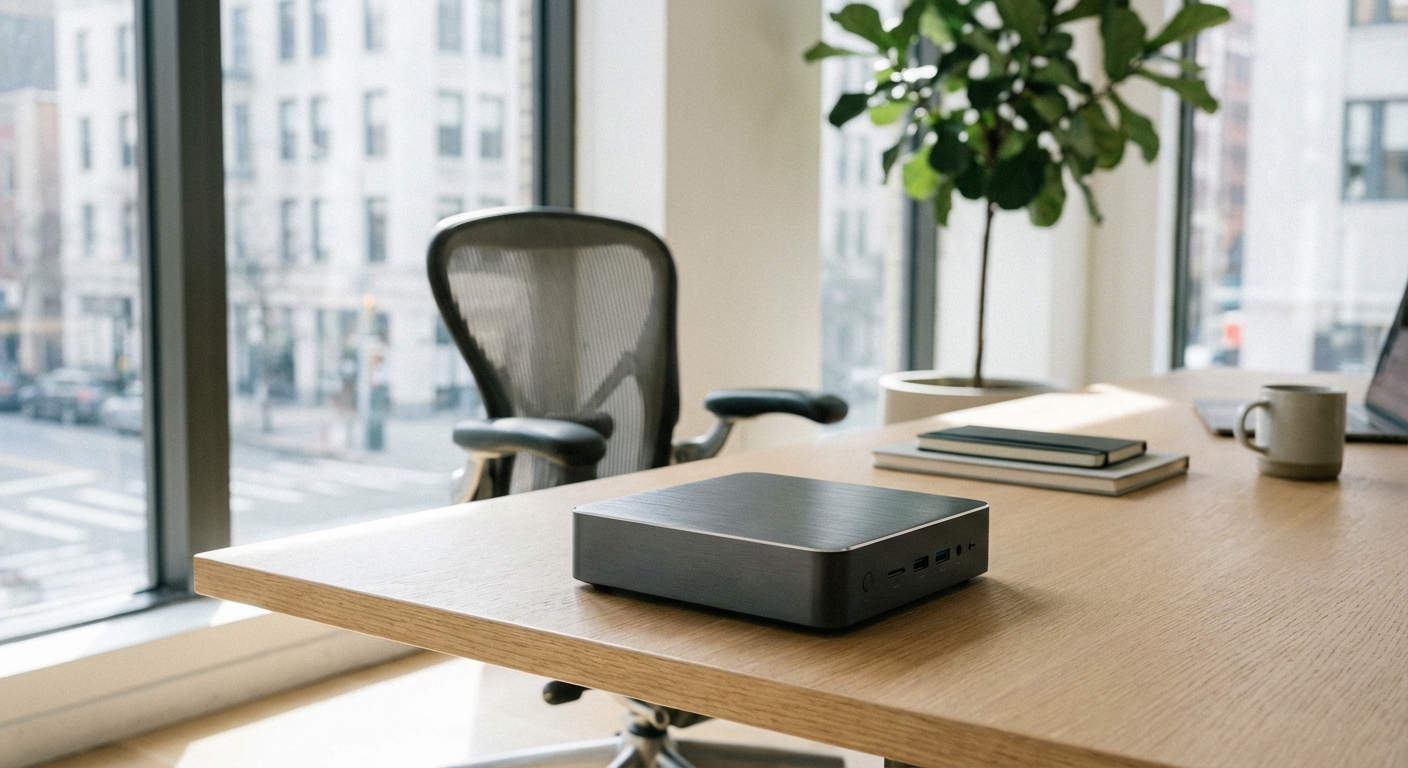 Acer Veriton NUC AI: PC compacto que supera análogos maiores
