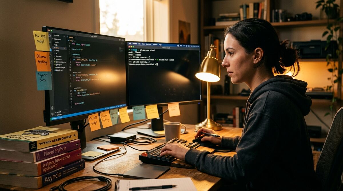 Локальный RAG на FastAPI и Ollama: от простого вызова LLM к production backend