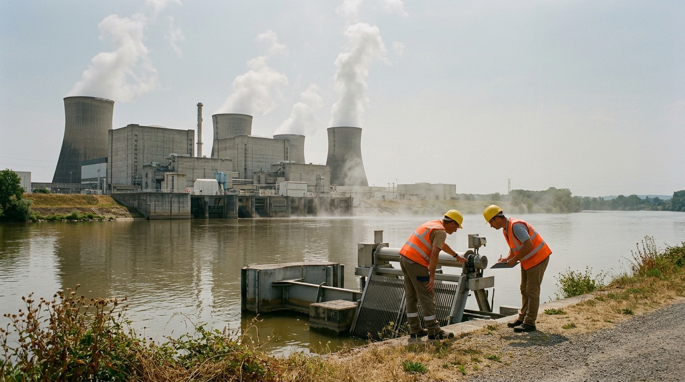 Heat in Europe overheats rivers and halts power plants — France sets a record unseen since 1947