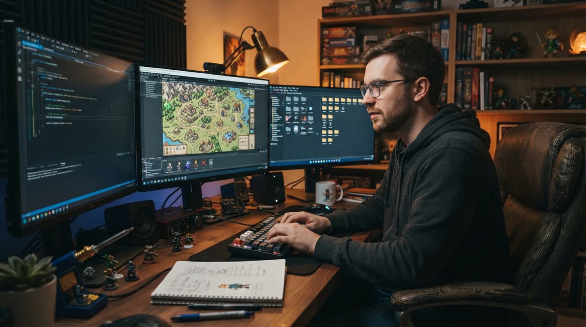 Solo Developer Sunarius: AI Didn't Make the RPG for Him, but Lowered the Entry Barrier