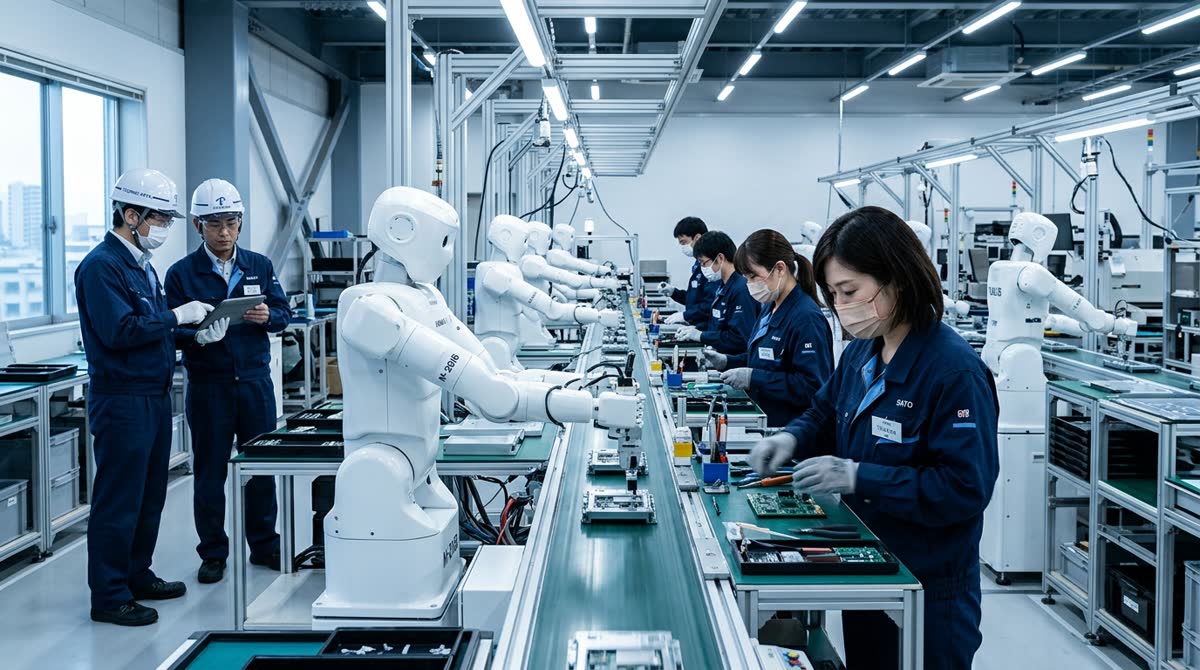 اليابان وافقت رسميًا على الخطة: 10 ملايين روبوت AI في 18 قطاعًا بحلول 2040