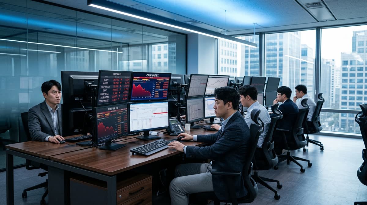Venta de acciones de chips se expande a Corea del Sur; inversores cuestionan el rally de IA
