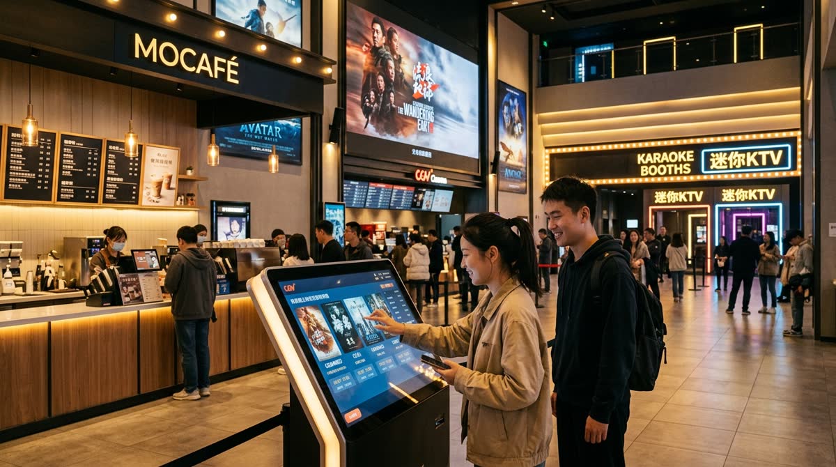 Cinemas chineses poderão abrir zonas de karaokê, cafeterias e serviços de IA
