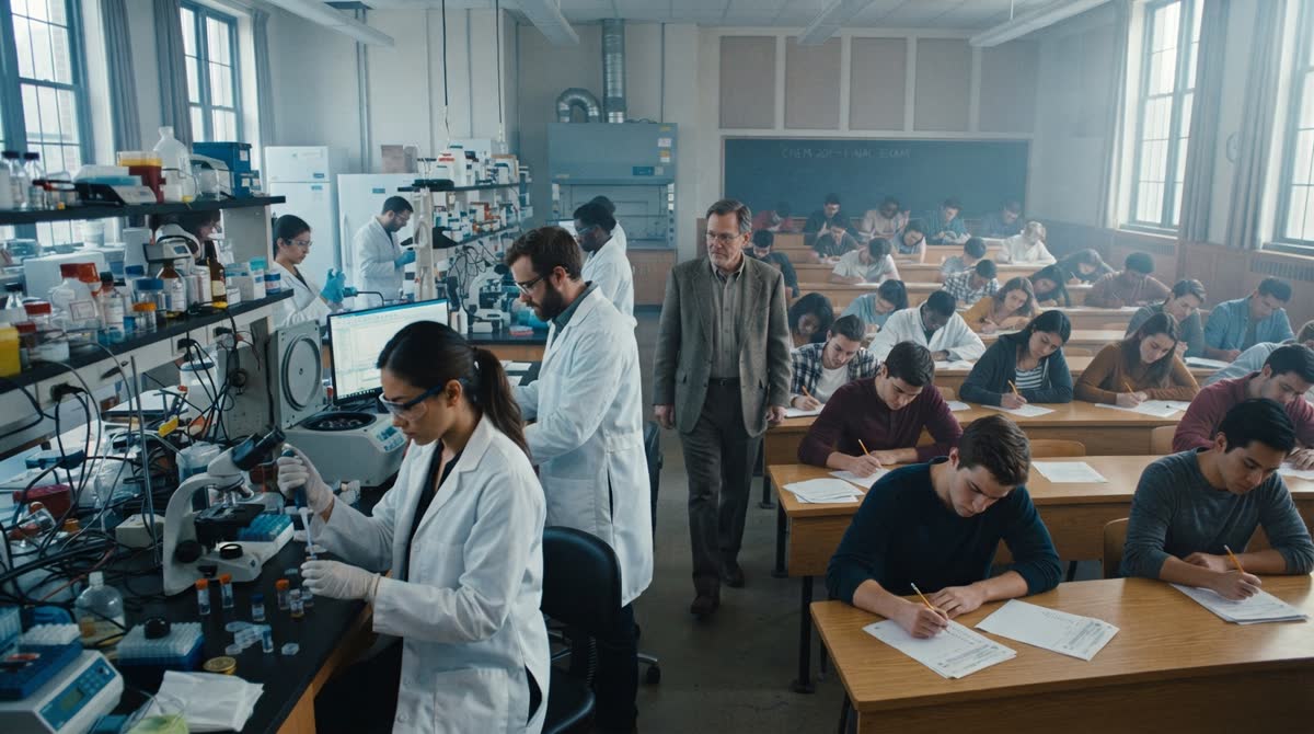 Brown University Professor Proved Mass AI Cheating on Exams