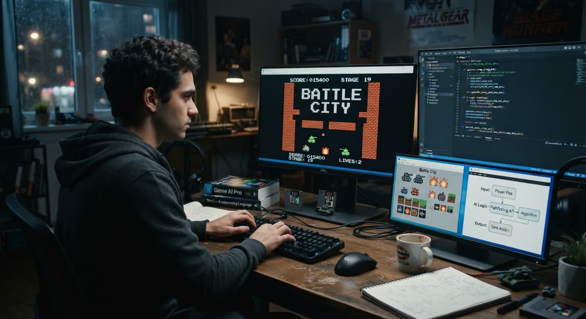 Habr: Comparison of AI Models in Developing Battle City Remake (2026)