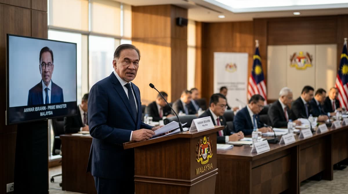 El Primer Ministro de Malasia Anwar Ibrahim lanzará un doble de IA con su propia voz
