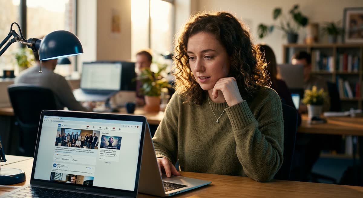 Нейросеть для текста генерирует 41% контента в LinkedIn