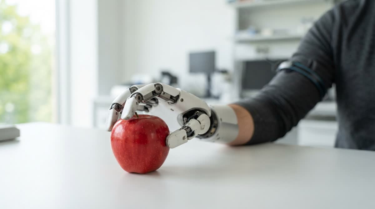 BrainCo показала AI-платформу для управления роботом силой мысли: чашка и яблоко