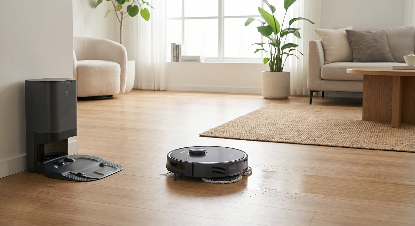 Roborock Qrevo Curv 2 Flow: o robô aspirador que resolve o problema dos pisos sujos