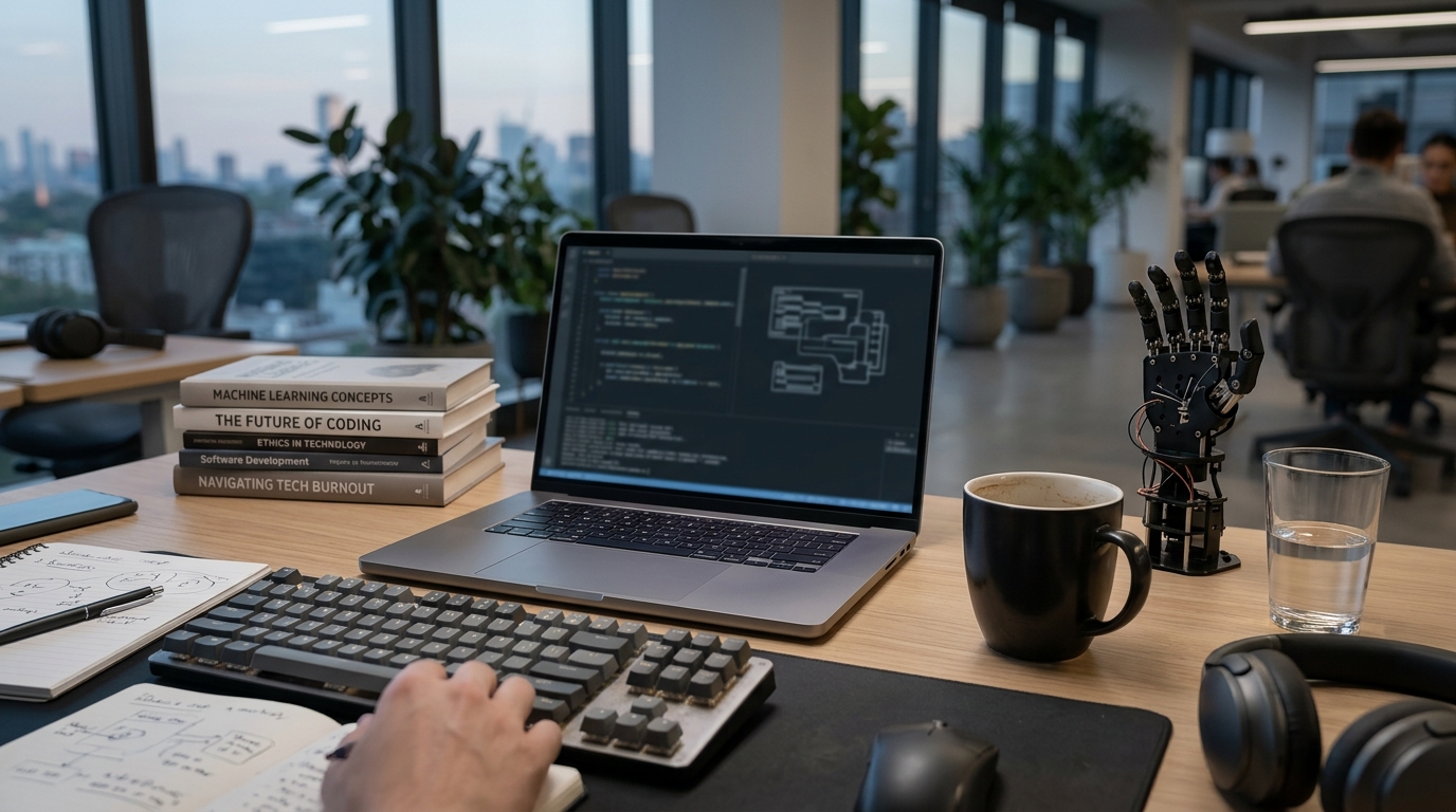 Generative AI in software development: not a replacement for junior developers, but a new source of burnout