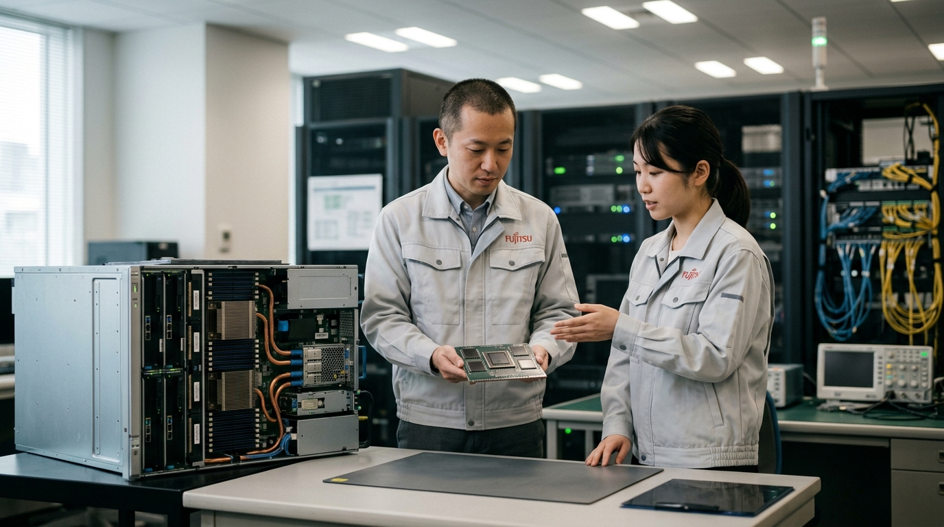 Fujitsu ستكلف Rapidus بإنتاج شريحة AI بدقة 1.4 نانومتر وتريد دمجها في الخوادم بحلول 2030