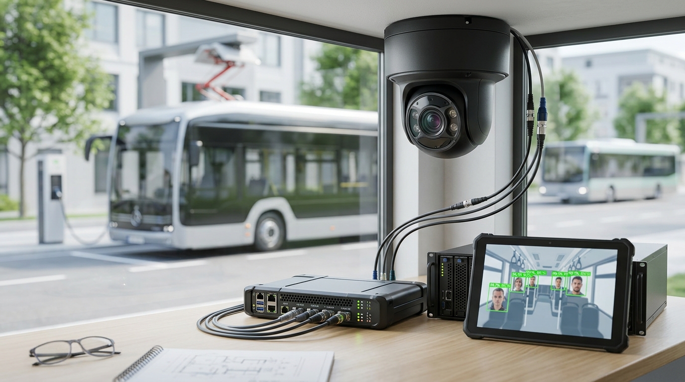 Electric bus operators can recoup the cost of face recognition cameras in 14–23 months