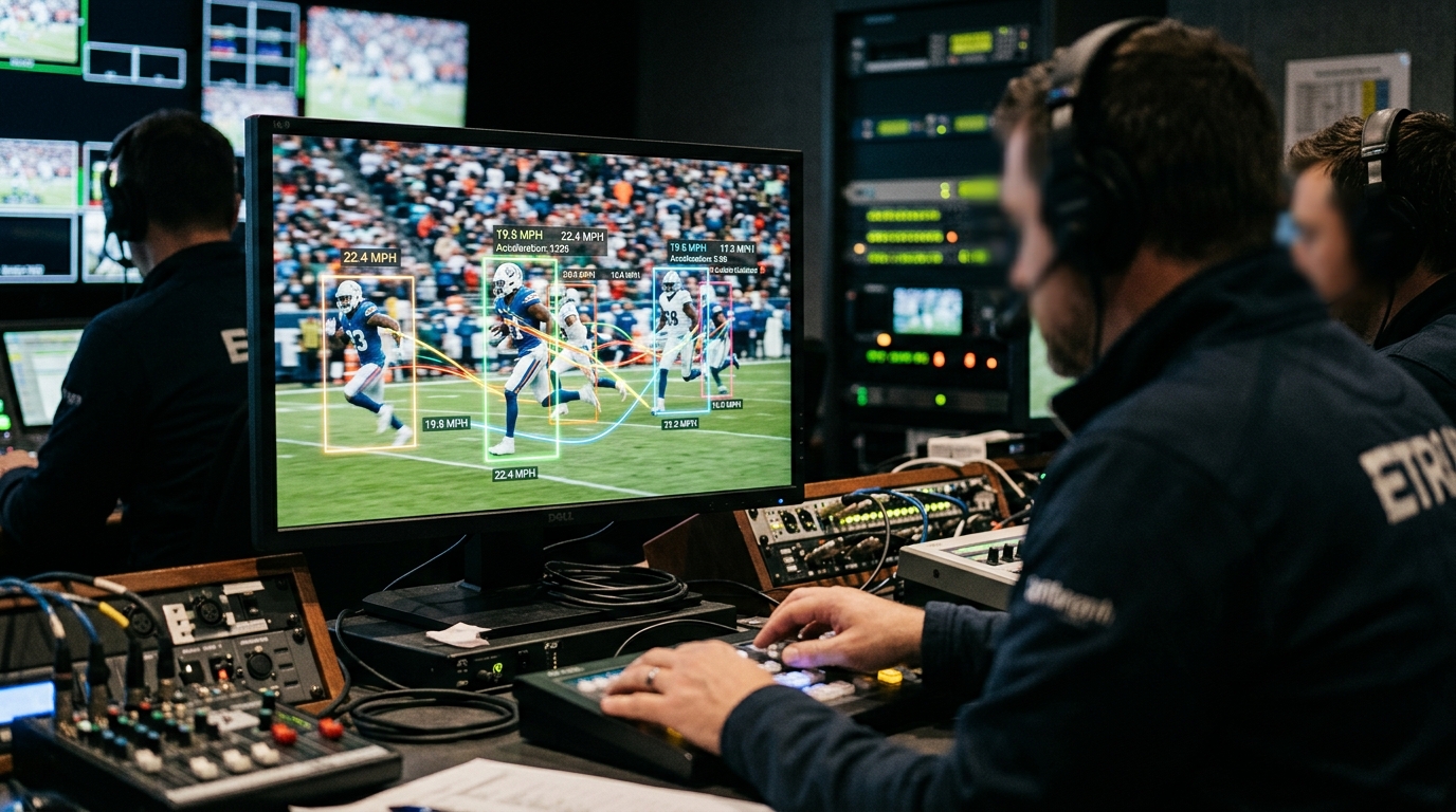 NBC Sports utiliza AI para rastreamento de jogadores em tempo real