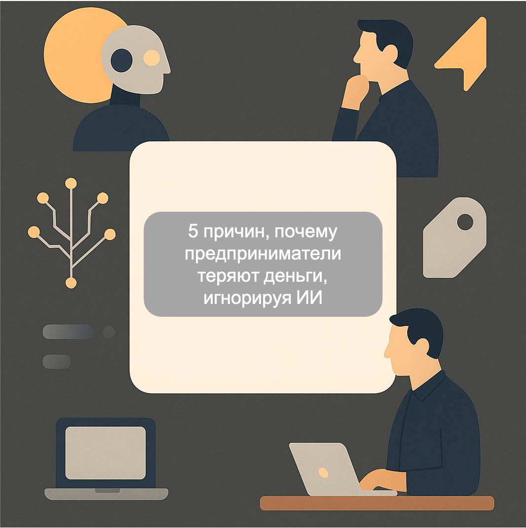 5 причин, почему предприниматели теряют деньги, игнорируя ИИ